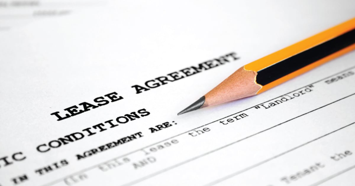 renting first apartment - lease agreement