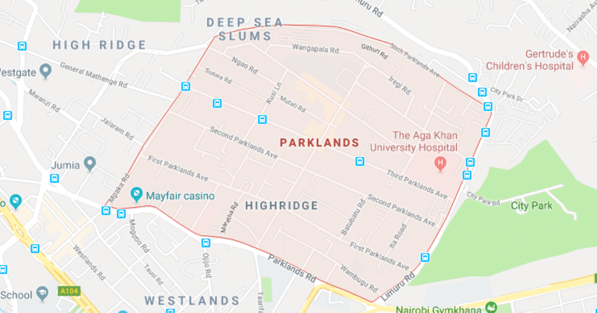 parklands map