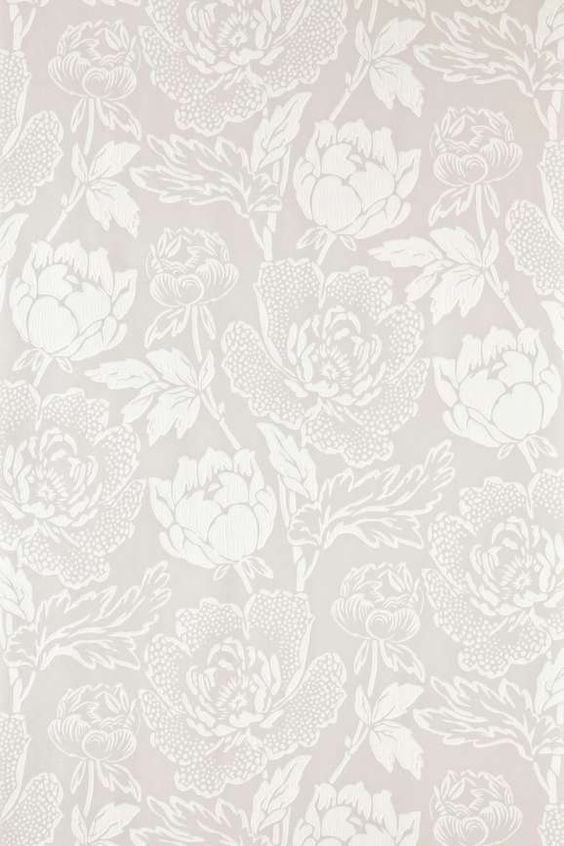 flowered wallpaper