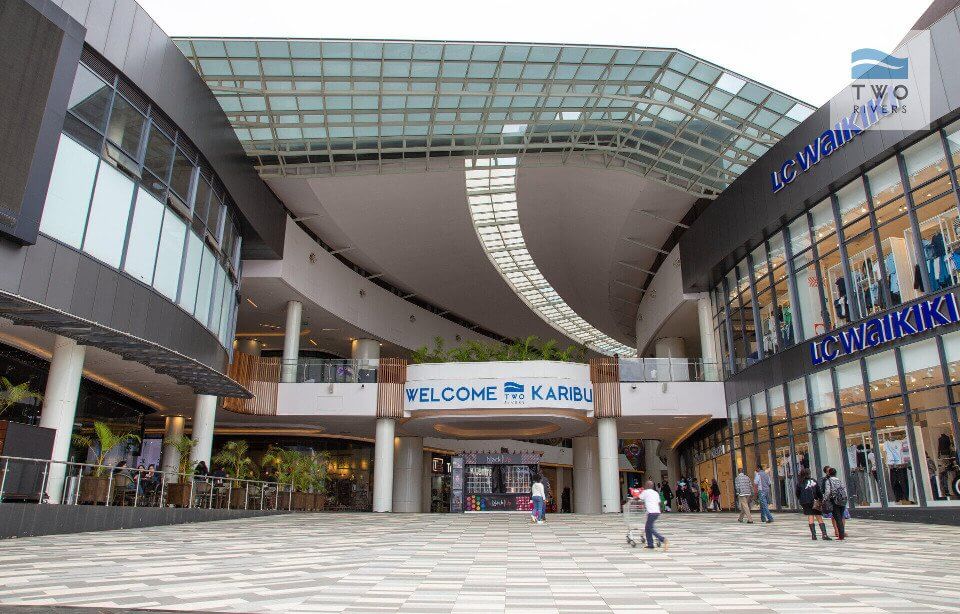 Two Rivers Shopping Mall, one of the largest malls not only in Kenya but in East and Central Africa