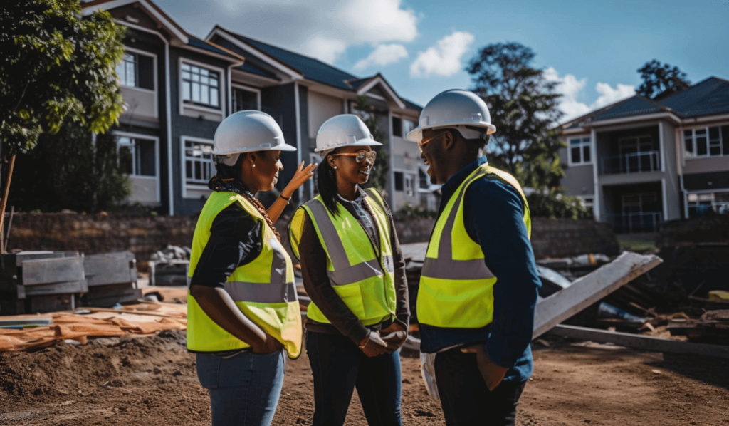 Real estate professionals when building in Kenya