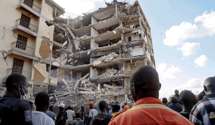Collapse of apartment buildings in Kinoo, Kenya